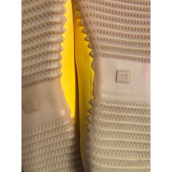 Western Chief Classic Yellow Duck Skimmer Slip On Flats Rain Shoes Size 10 - Picture 5 of 7